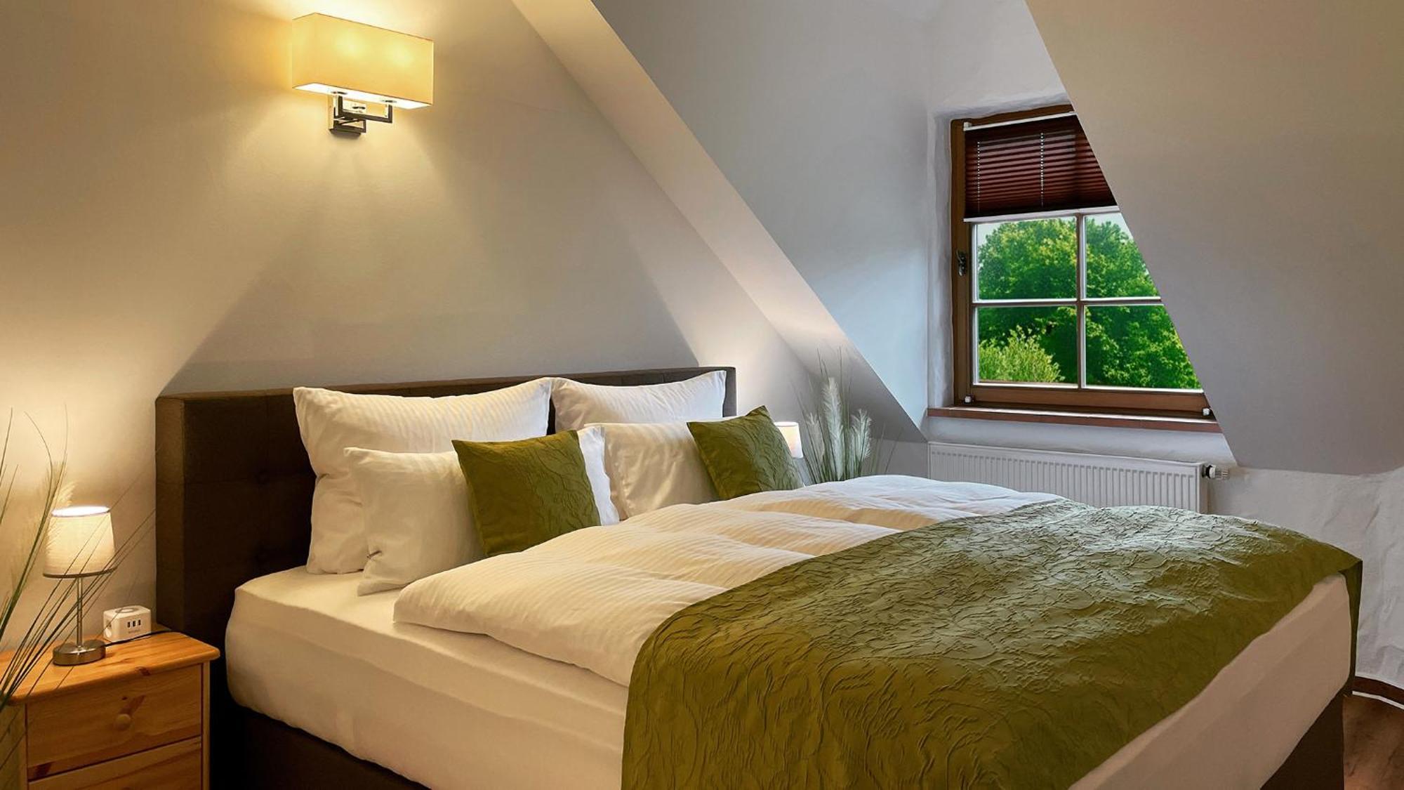 Naturnahe Gaestewohnung Im Heidelandhaus Henzendorf Neuzelle Bagian luar foto
